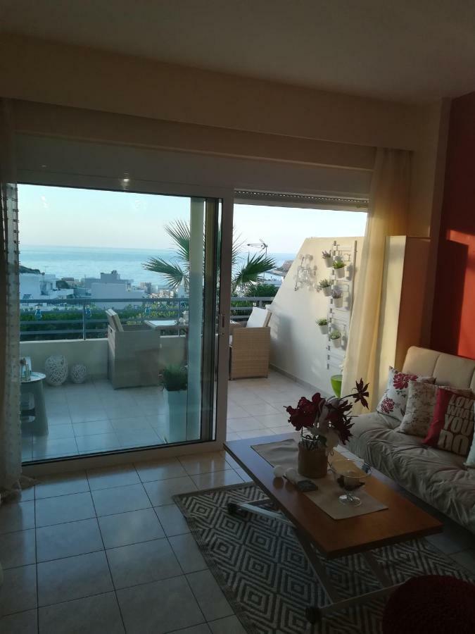 Sea View Cozy Studio Near Center Of Rethymno Town 外观 照片